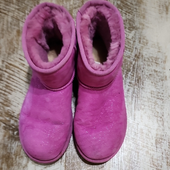 Pink UGG Shearling Boots - Picture 6 of 11